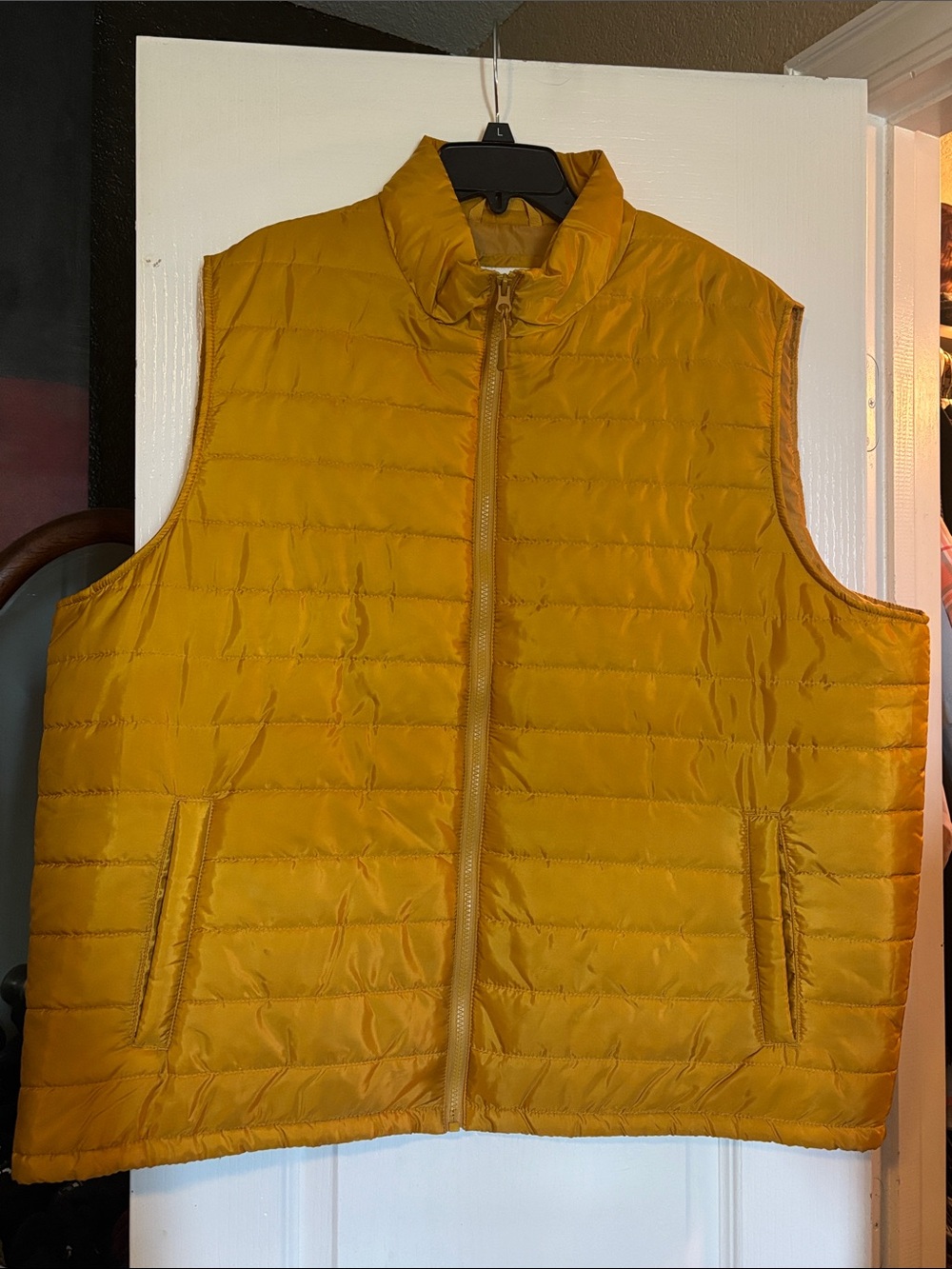 Sonoma Men's Quilted Packable Vest - Mustard